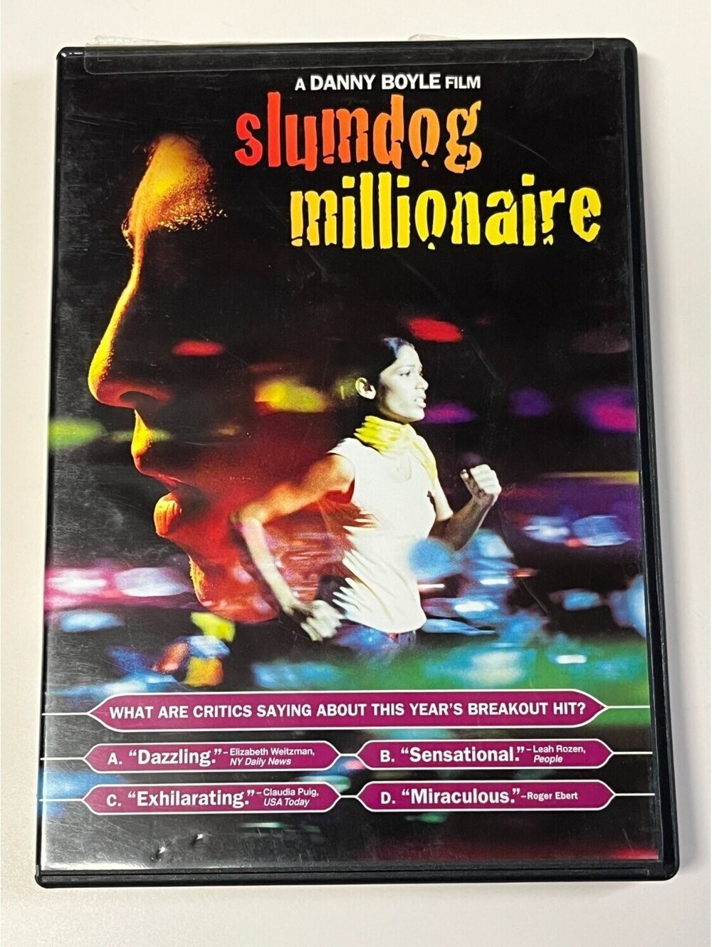 Slumdog Millionaire DVD Widescreen Dev Patel Drama Region 1 Danny Boyle